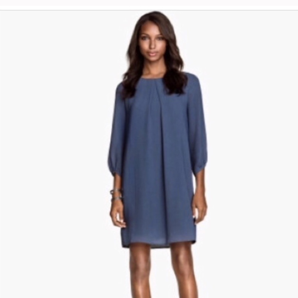 H&M Blue Shift Dress